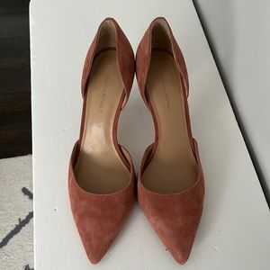 Banana Republic Pink Suede Heels